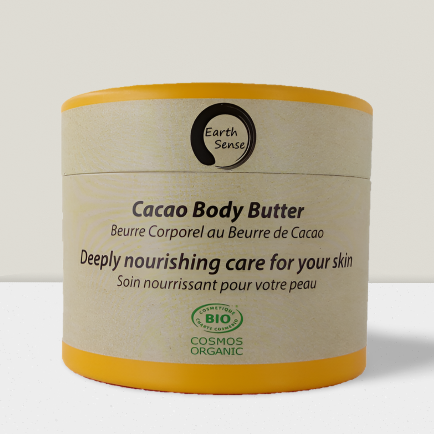 Beurre corporel au cacao bio 200 ml - 1 pièce - Emballage 100 % papier recyclé