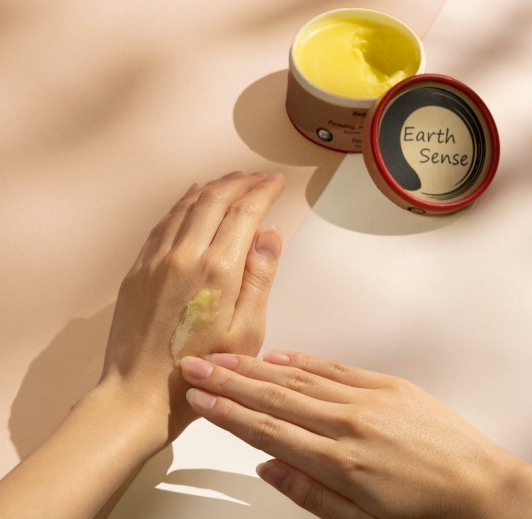 Organic Warming Massage Balm 100ml - For Face, hands, arms & whole body - Earthsenseorganics