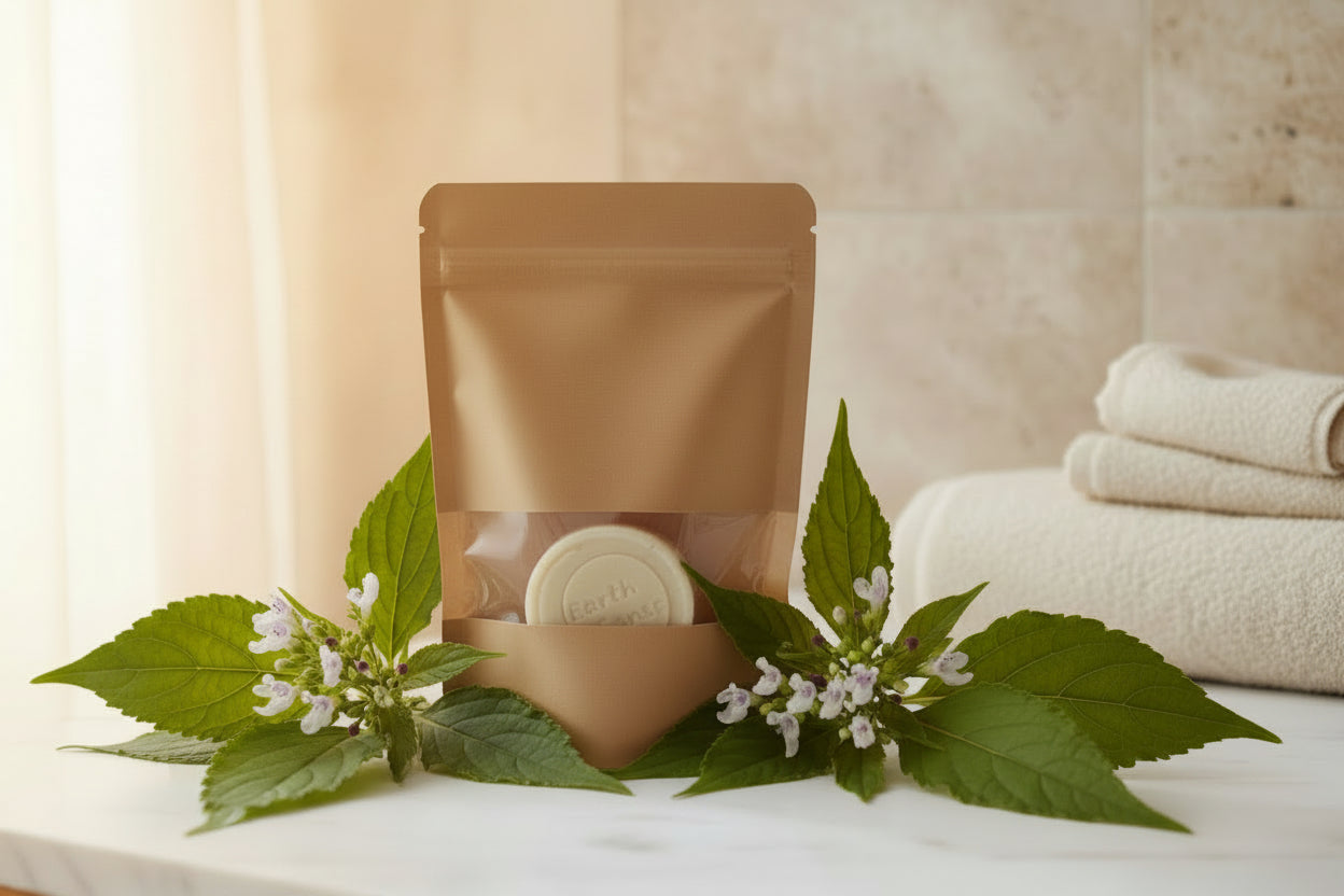 Shampoing Solide Équilibrant Certifié Bio - Patchouli - Cheveux Gras & Tous Types de Cheveux 60g