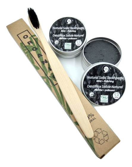 Natural Organic Certified Solid Toothpaste Gift Set - Earthsenseorganics