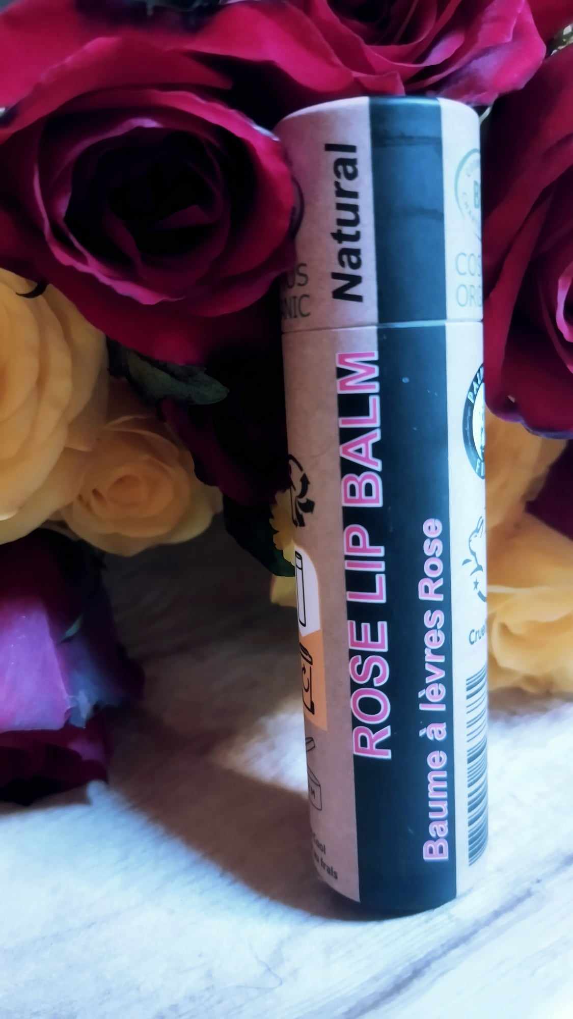 Organic Rose Lip Balm 15ml - Earthsenseorganics