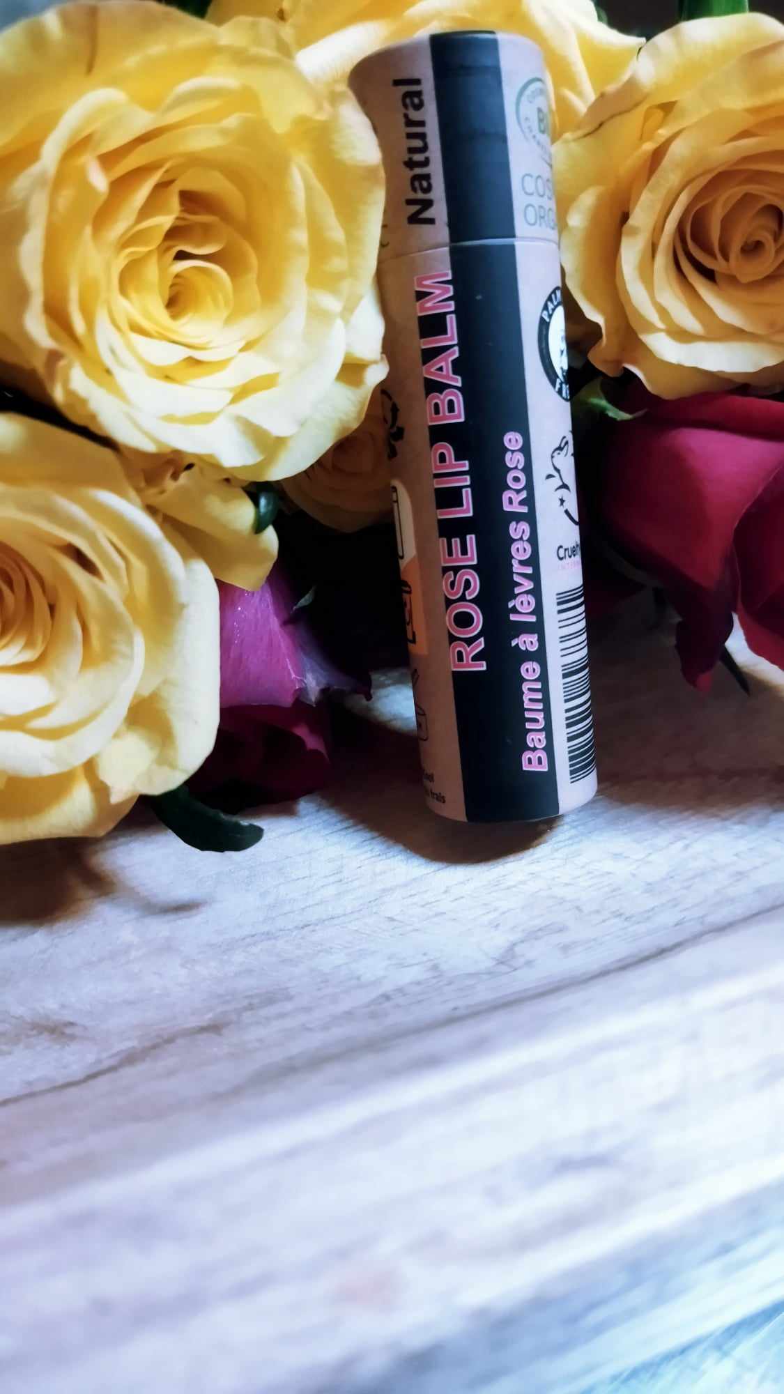 Organic Rose Lip Balm 15ml - Earthsenseorganics