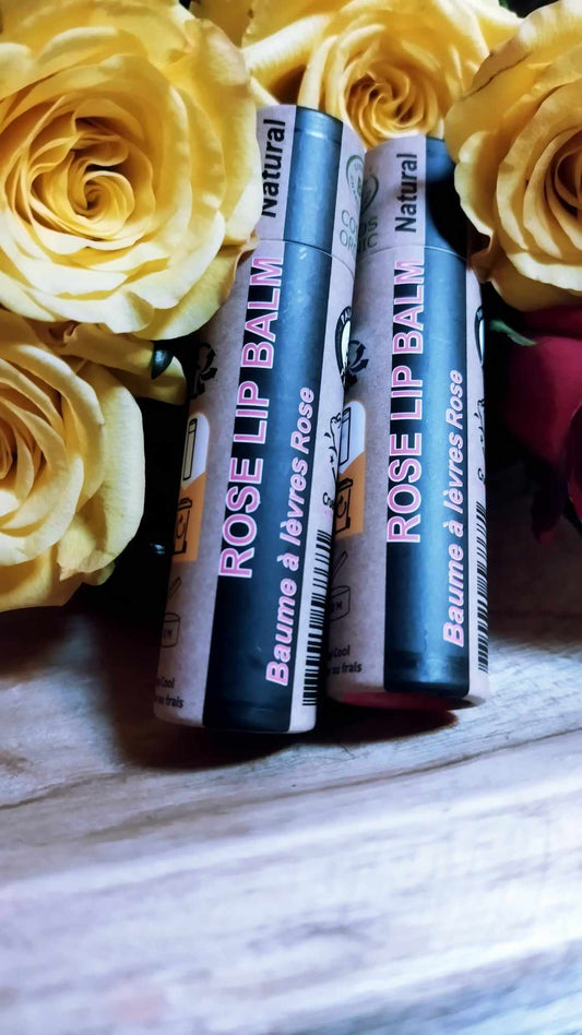 Organic Rose Lip Balm 15ml - Earthsenseorganics
