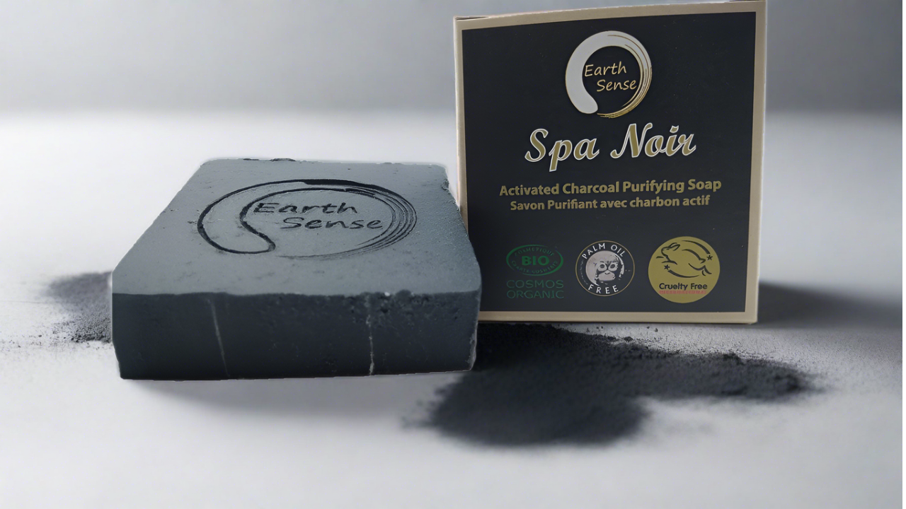 Organic Certified Spa Noir - Solid Soap with activated charcoal - 90g