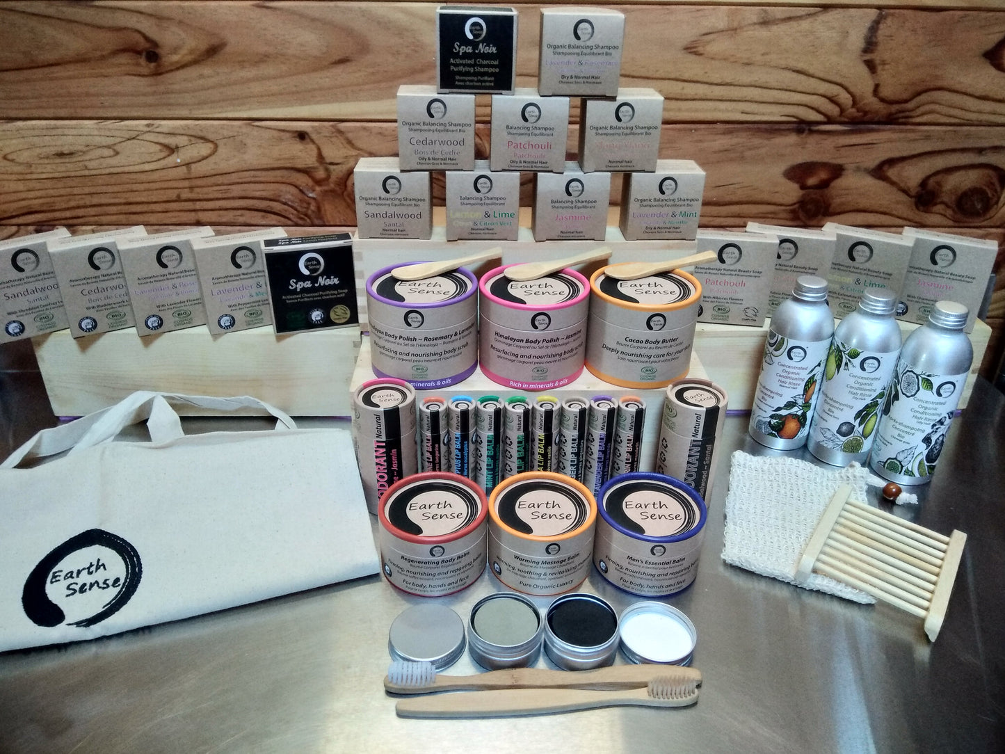 Organic Certified Solid Soap - Lavender & Mint with Shredded Mint Leaves 90g - Earthsenseorganics