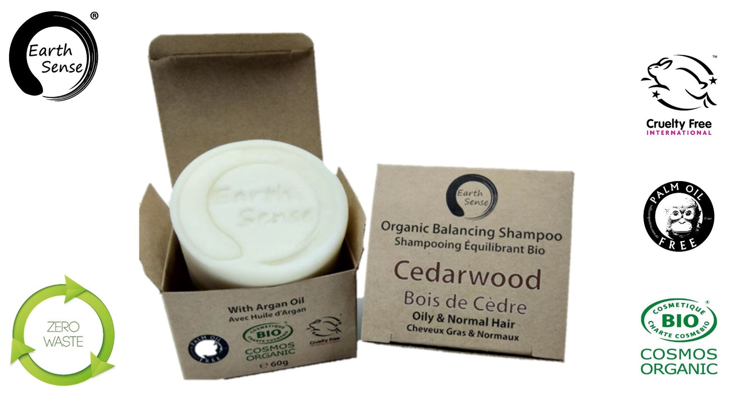 Trio Hair Care Pack - Organic Solid Shampoo, Organic Concentrated Hair Rinse & Argan Oil - Earthsenseorganics