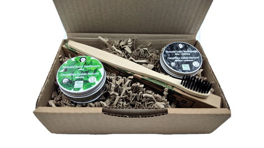 Natural Organic Certified Solid Toothpaste Gift Set - Earthsenseorganics