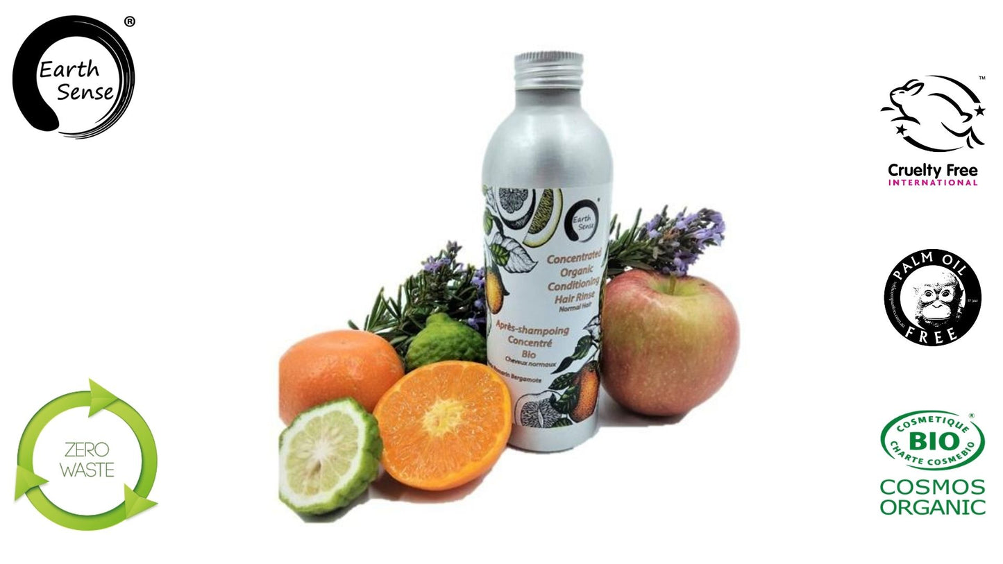 Trio Hair Care Pack - Organic Solid Shampoo, Organic Concentrated Hair Rinse & Argan Oil - Earthsenseorganics