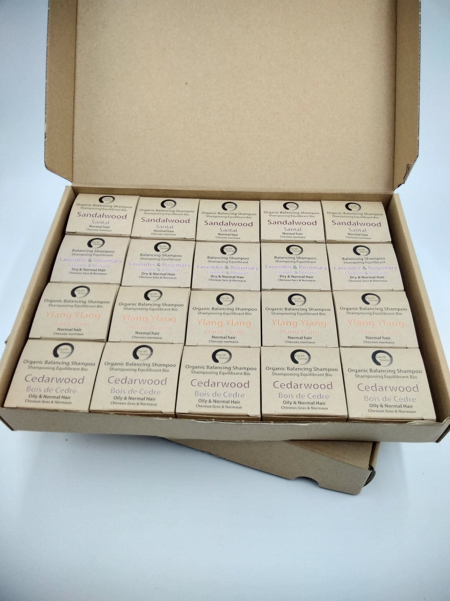 MEGA BUNDLE - 45 x 60g Organic Certified Solid Shampoo - 5 of each type - 9 types - Earthsenseorganics