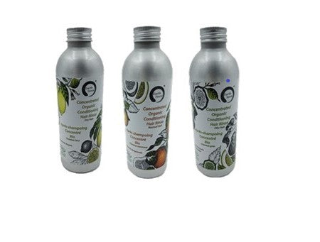 MINI BUNDLE - 3 x 200ml Concentrated Organic Conditioning Hair Rinse - 1 of each type - 3 types - Earthsenseorganics