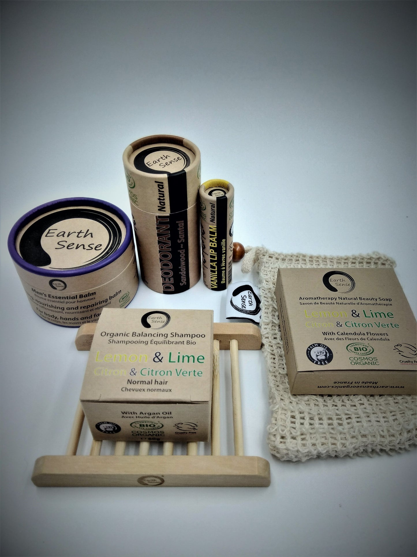Organic Certified Balancing Solid Shampoo - Cedarwood - Oily & All Hair Types 60g - Earthsenseorganics