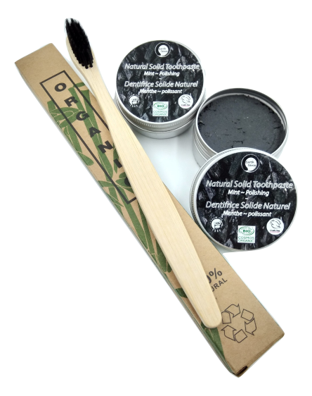 MINI BUNDLE - 4 x 40g Natural Organic Certified Solid Toothpaste - Polishing - Earthsenseorganics