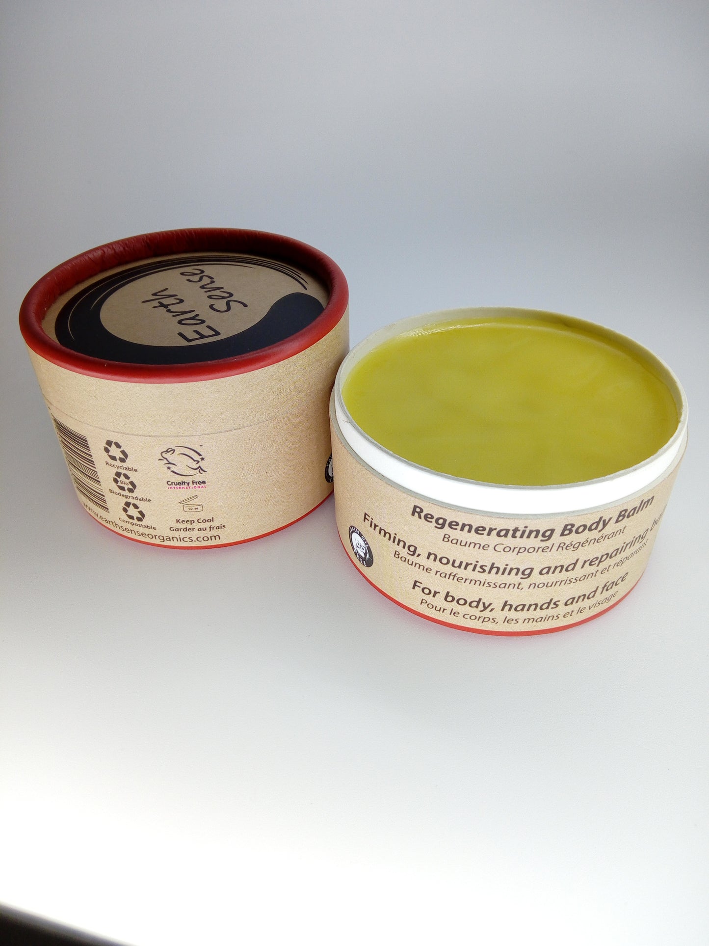 Organic Regenerating Body Balm with Ylang Ylang 100ml - For Face, hands and whole body - Earthsenseorganics