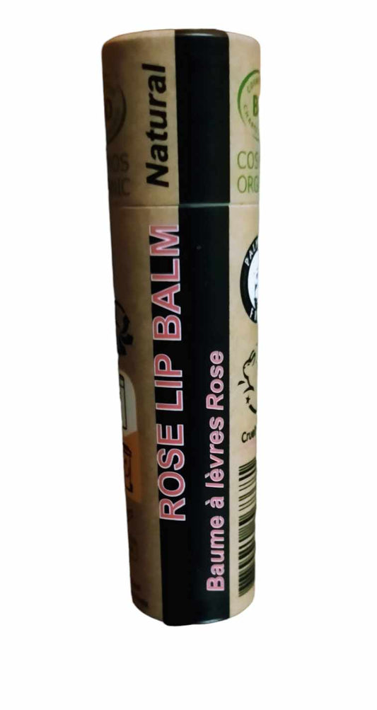 Organic Rose Lip Balm 15ml - Earthsenseorganics