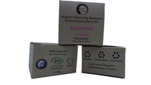 Load image into Gallery viewer, Organic Certified Balancing Solid Shampoo - Jasmine - Normal &amp; all Hair Types 60g
