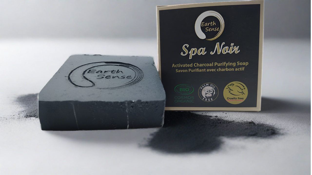 Spa Noir Certifié Bio - Savon Solide au Charbon Actif - 90g