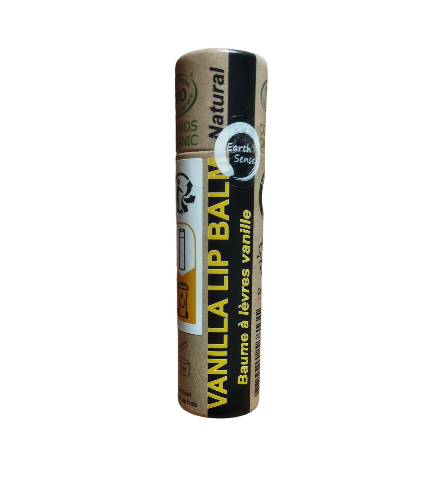 Organic Vanilla Lip Balm 15ml - Earthsenseorganics